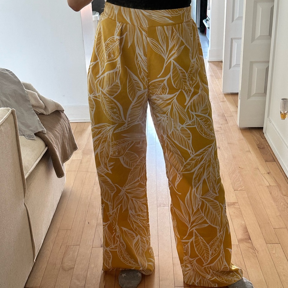 Summer Mustard Pants